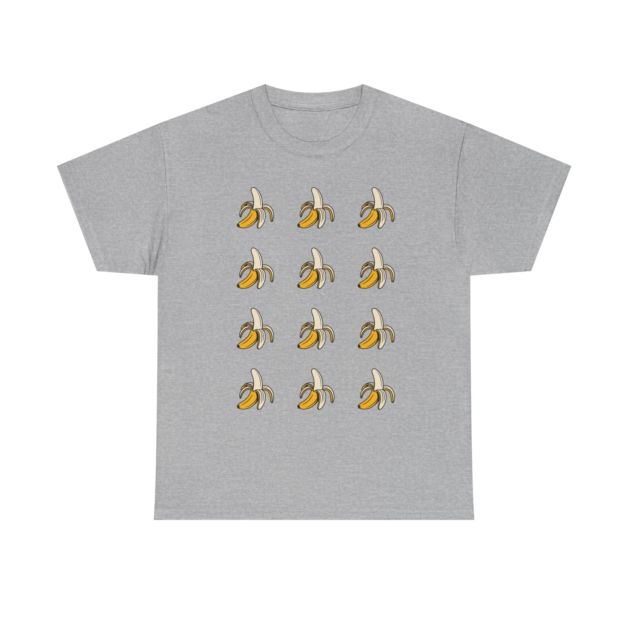 Go Bananas! Fun Banana Grid T-Shirt - Soft-Spun Graphic Tee for Comfort